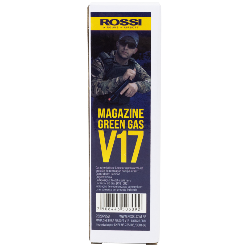 VIGOR V17/V18/R17/R18 GREEN GAS 6 MM
