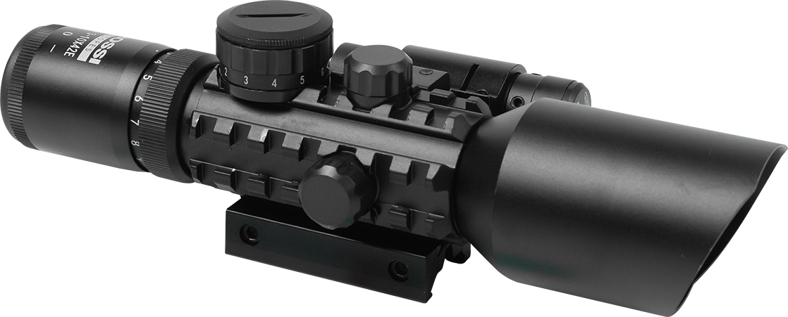 LUNETA ROSSI 3-10X42EGC LASER RIS ALU. (7/8 )